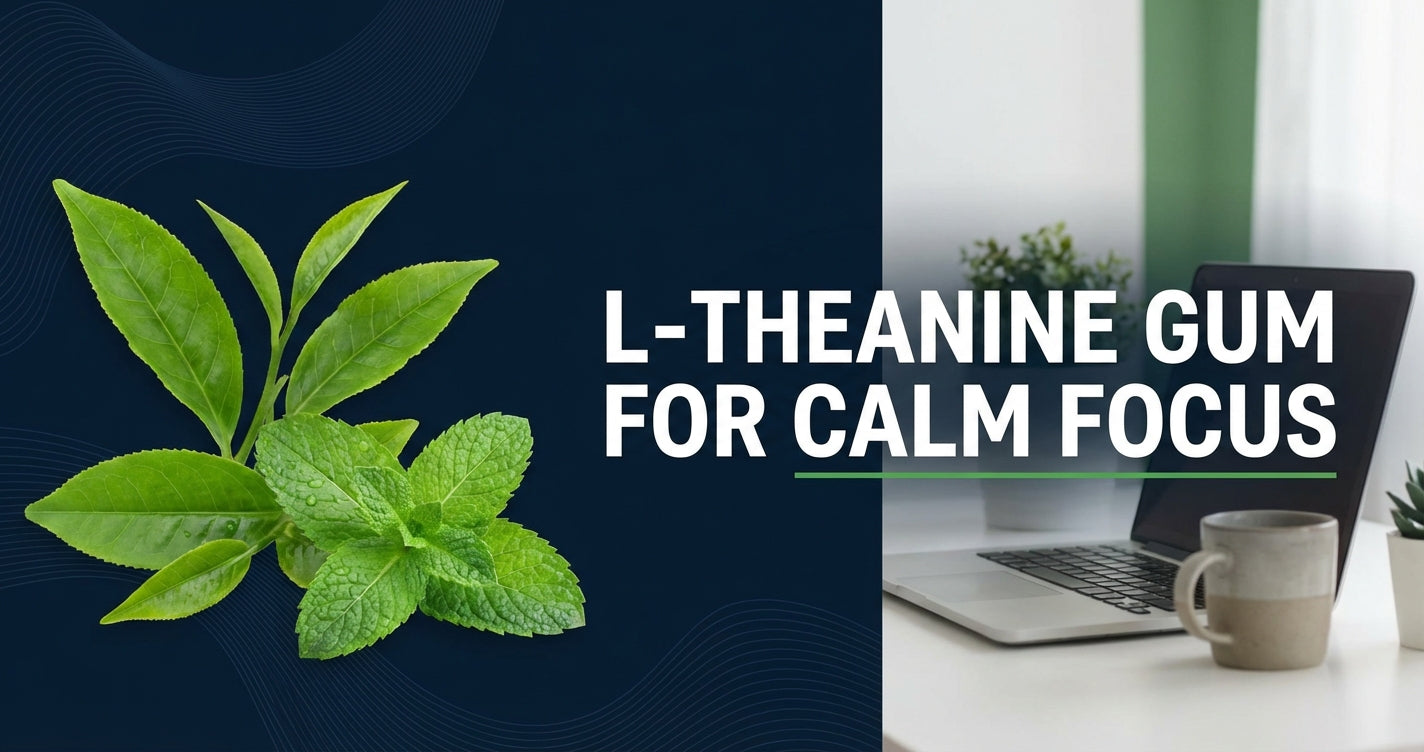 L-Theanine Gum: Calm Focus Without Drowsiness