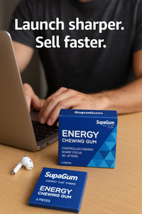 Launch Faster With SupaGum Caffeine Energy Gum