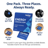 Caffeine Gum One Pack Three Places