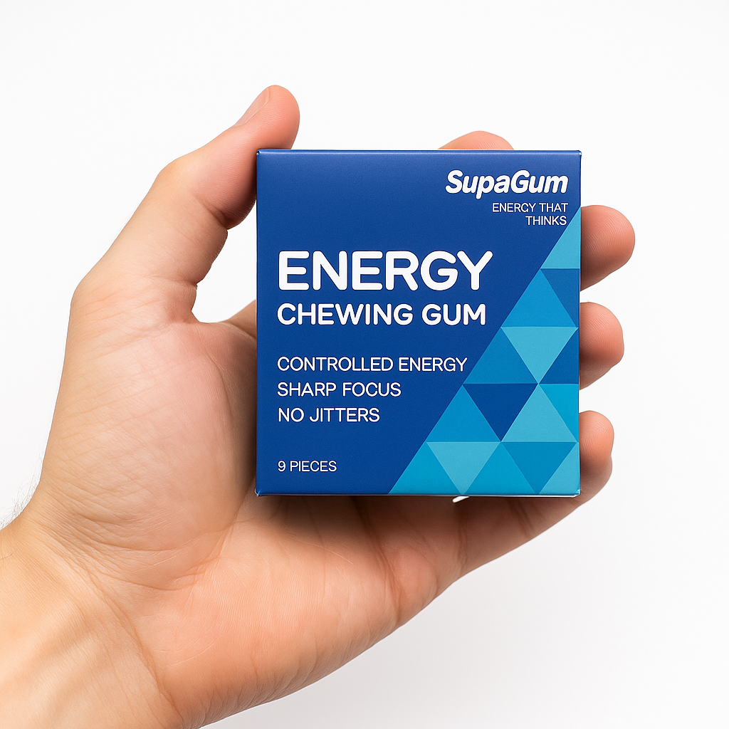 Caffeine Chewing Gum - Energy & Focus