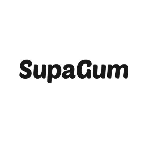 SupaGum Caffeine Gum Logo