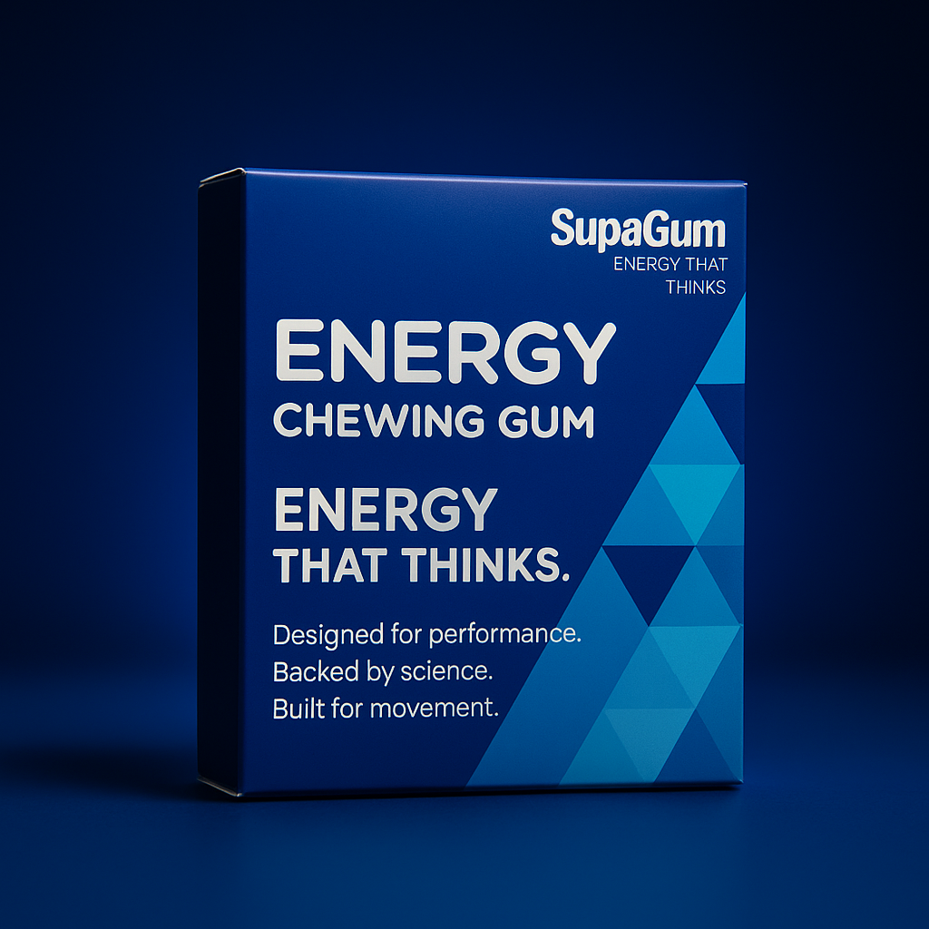 SupaGum Energy Gum Convenient Packaging