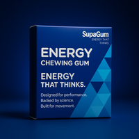 SupaGum Energy Gum Convenient Packaging