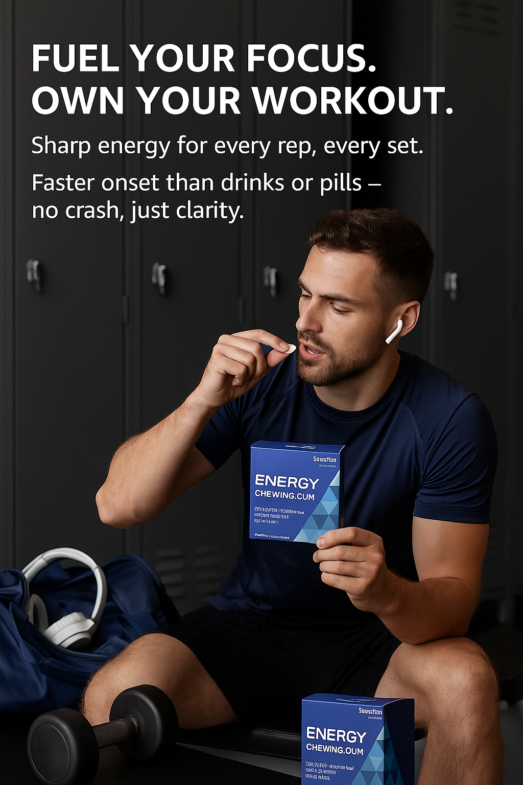 Make it to the Gym no Excuses SupaGum Energy Chewing Gum